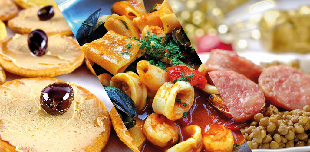 Menù di Capodanno con Carne e Pesce